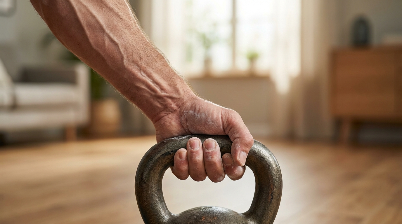 scoprite come allenare la forza di presa a casa con 2 esercizi semplici ed efficaci che rendono visibilmente più forti le vostre mani e avambracci.