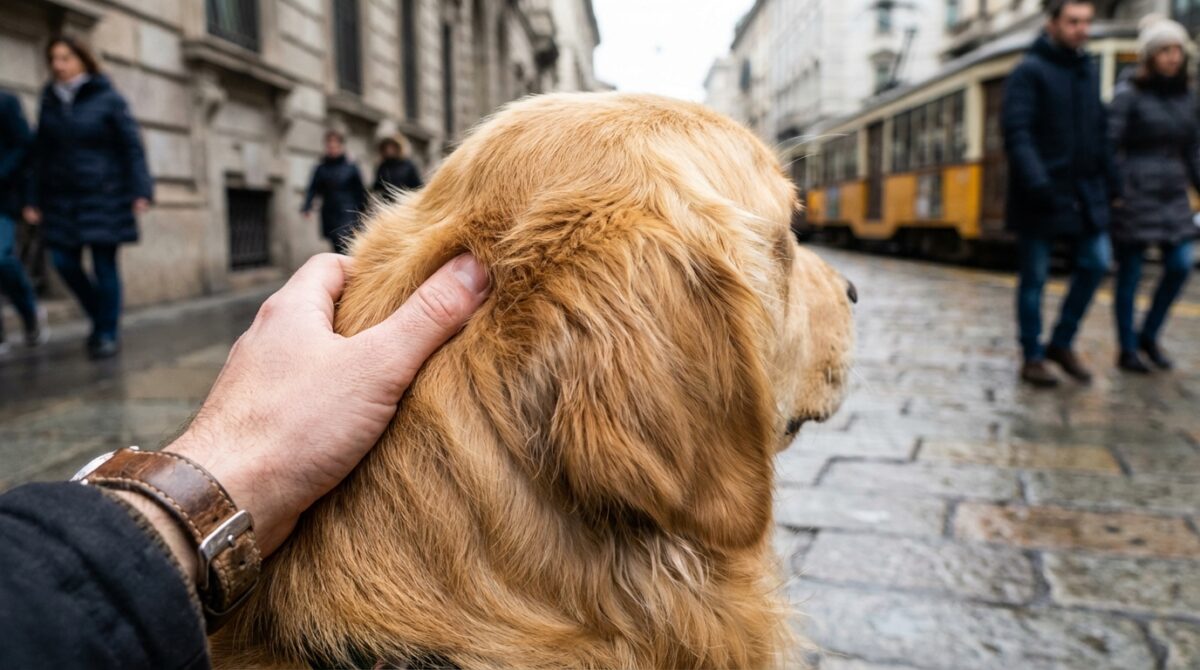 attenzione amanti dei cani: fermarsi per strada ad accarezzarli può mettere a rischio il loro benessere e sicurezza, avvertono gli esperti.
