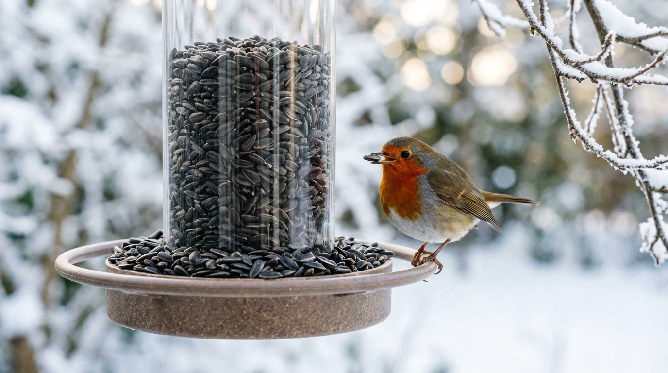 scopri perché gli uccelli del tuo giardino hanno bisogno di questo seme speciale a febbraio e come prendertene cura per attirare più ospiti piumati.