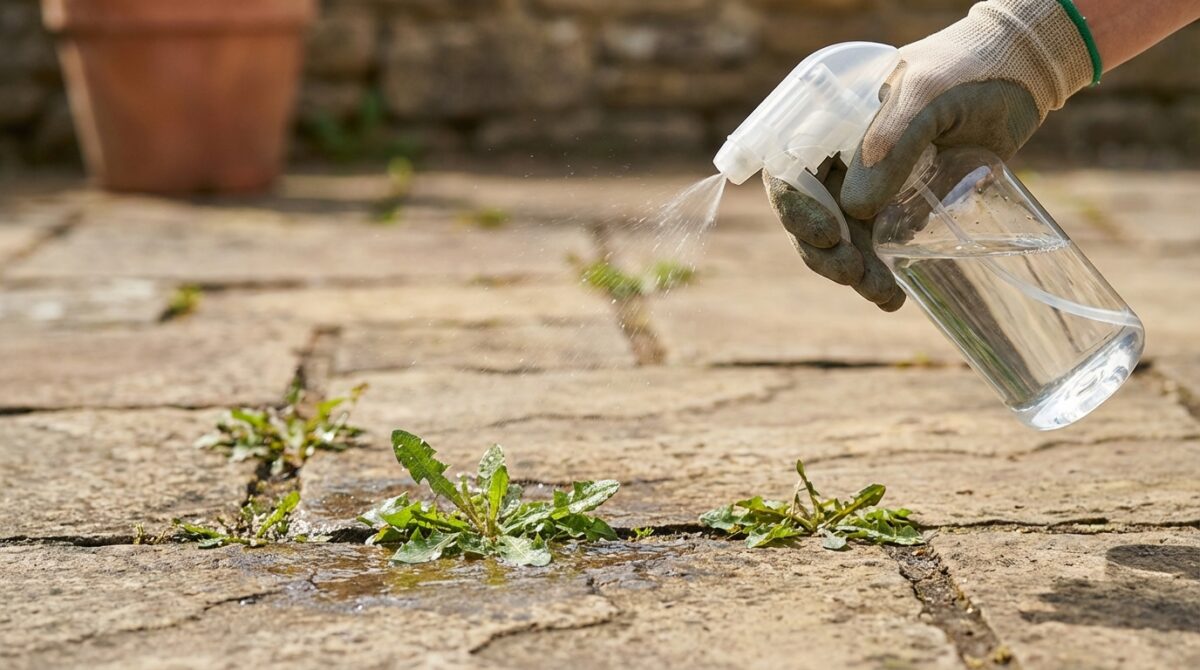 scopri il rimedio da giardino naturale e popolare che elimina facilmente le erbacce, più efficace dell'aceto bianco per mantenere il tuo giardino pulito e sano.