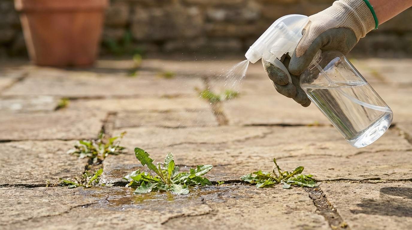 scopri il rimedio da giardino naturale e popolare che elimina facilmente le erbacce, più efficace dell'aceto bianco per mantenere il tuo giardino pulito e sano.