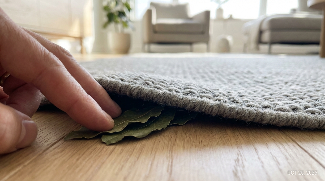 scoprite come mettere una foglia di alloro sotto il tappeto può liberarvi dai vostri problemi quotidiani già domattina. un rimedio semplice e naturale per migliorare la vostra vita.