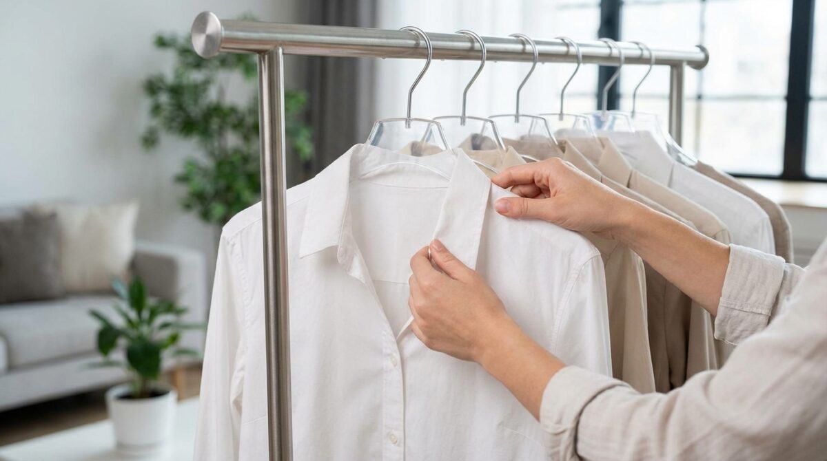 scopri il metodo efficace e sostenibile che uso al posto dell'asciugatrice, per asciugare i vestiti in modo naturale e risparmiare energia.