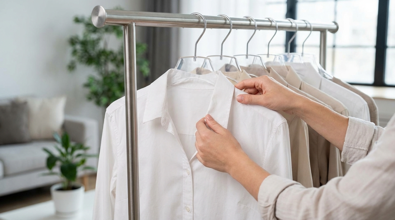 scopri il metodo efficace e sostenibile che uso al posto dell'asciugatrice, per asciugare i vestiti in modo naturale e risparmiare energia.