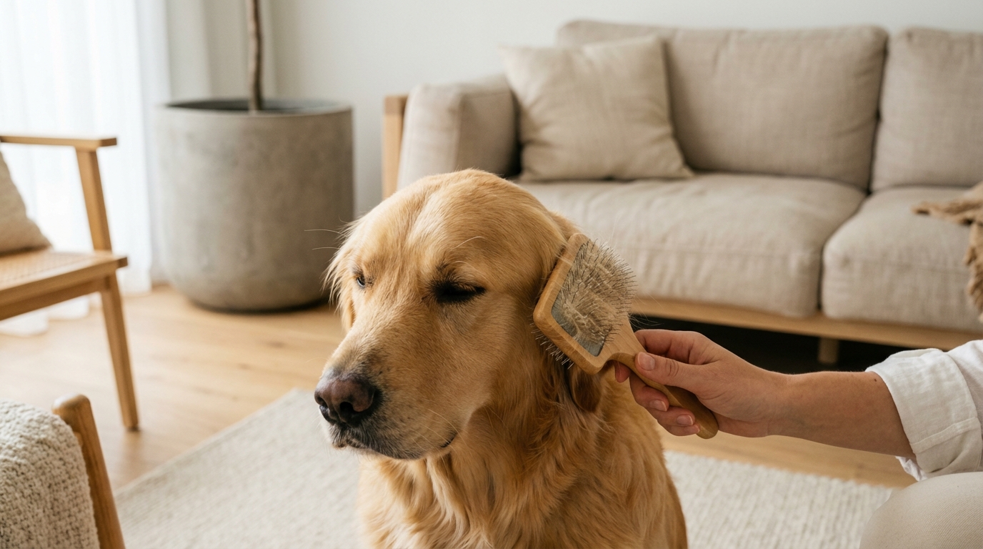 scoprite come una semplice abitudine di 5 minuti al giorno può ridurre l'accumulo di peli di cane in casa vostra, limitando i danni nell'80% dei casi e mantenendo il vostro ambiente pulito e ordinato.