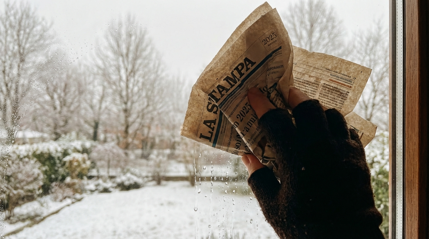 ogni inverno pulivo i miei vetri senza ottenere risultati, finché non ho provato questo vecchio consiglio da professionista che ha finalmente funzionato.