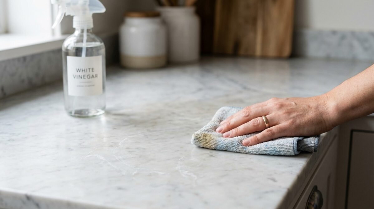 scoprite come l'uso errato dell'aceto bianco può danneggiare le superfici della vostra casa senza che ve ne accorgiate e come evitarlo.