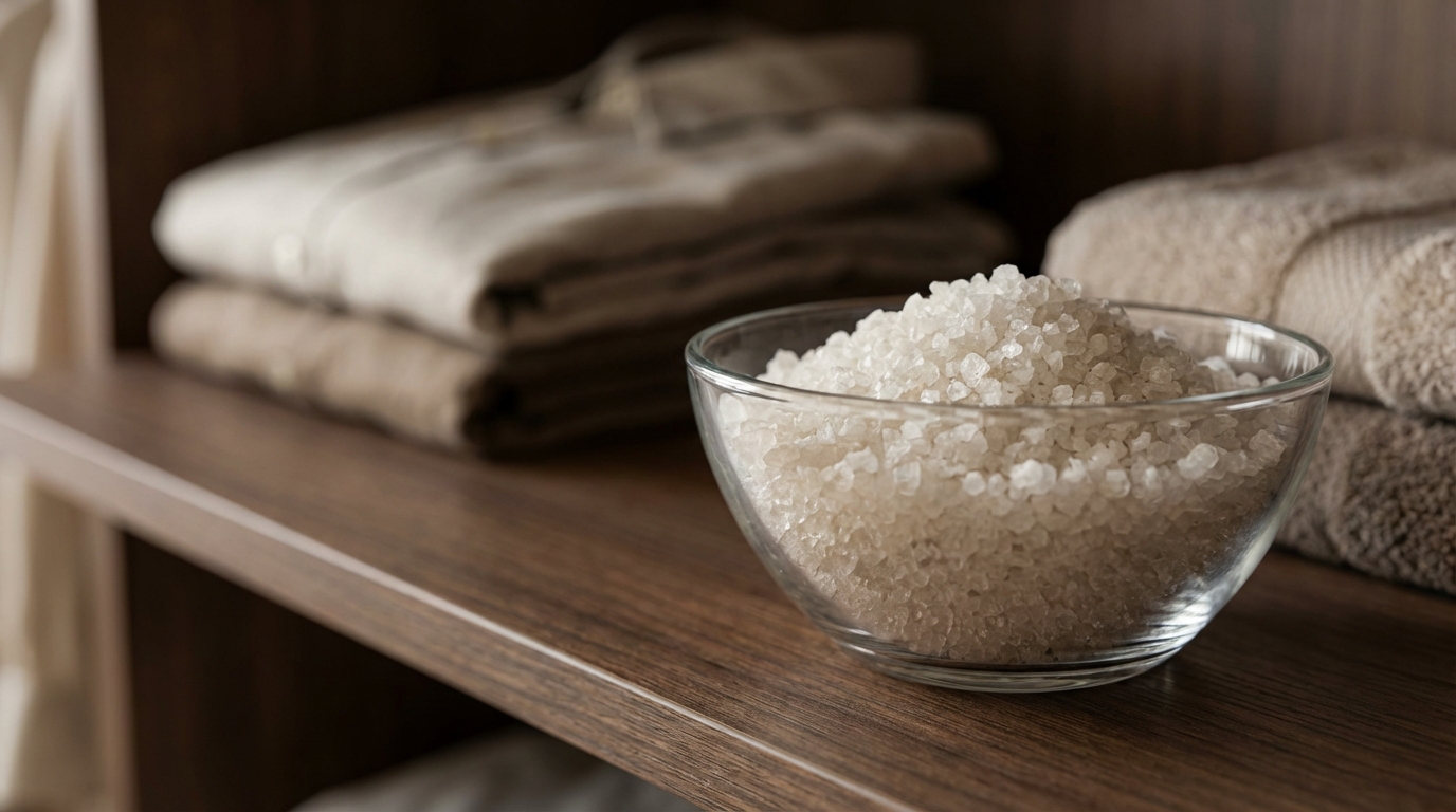 scopri il sorprendente ingrediente da cucina che tutti hanno in casa e che assorbe l'umidità meglio di un dispositivo elettrico. facile, naturale ed efficiente per mantenere l'ambiente asciutto.