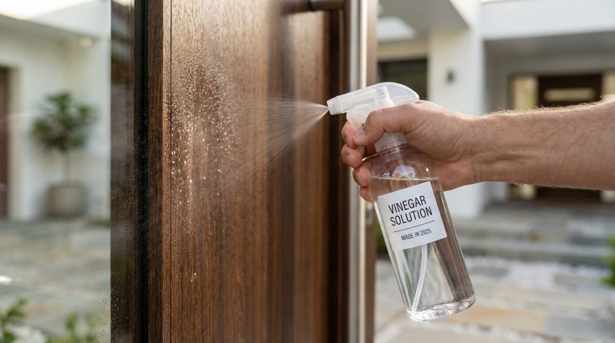 scopri perché spruzzare aceto sulla porta d'ingresso è un rimedio sorprendentemente efficace, le sue applicazioni pratiche e i motivi per cui è consigliato da molti.