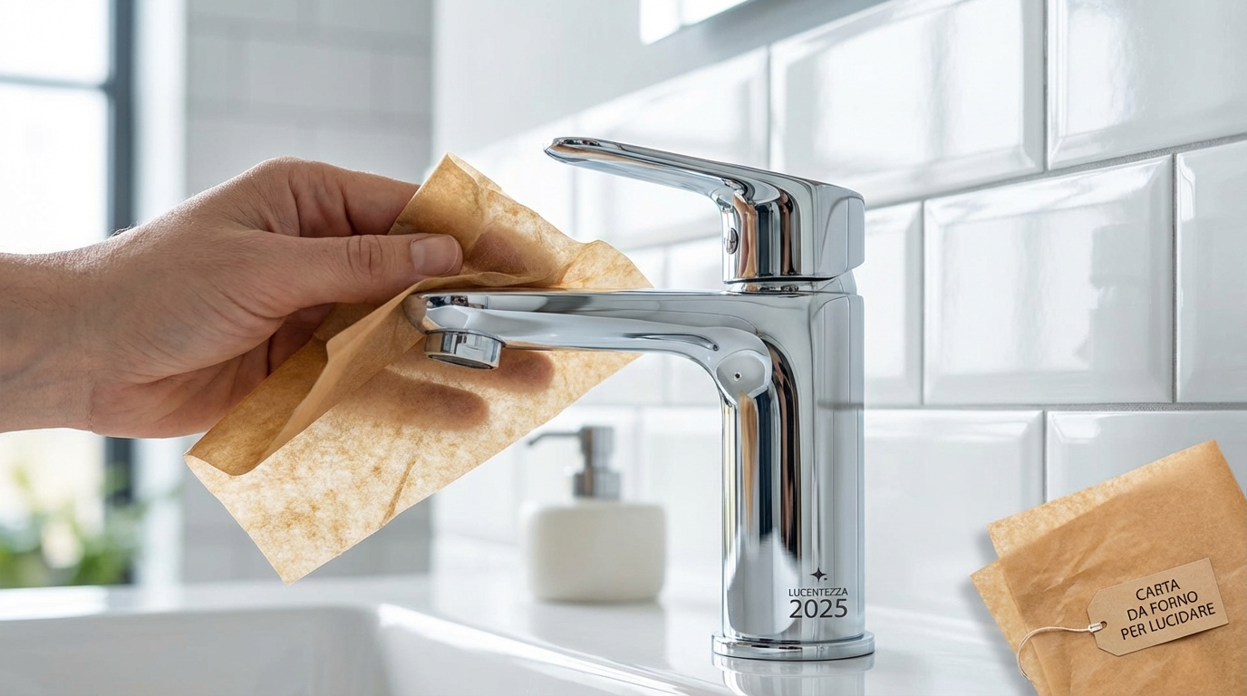 scoprite come usare la carta da forno in bagno per dimenticare panni e detergenti con questo metodo semplice ed efficace.