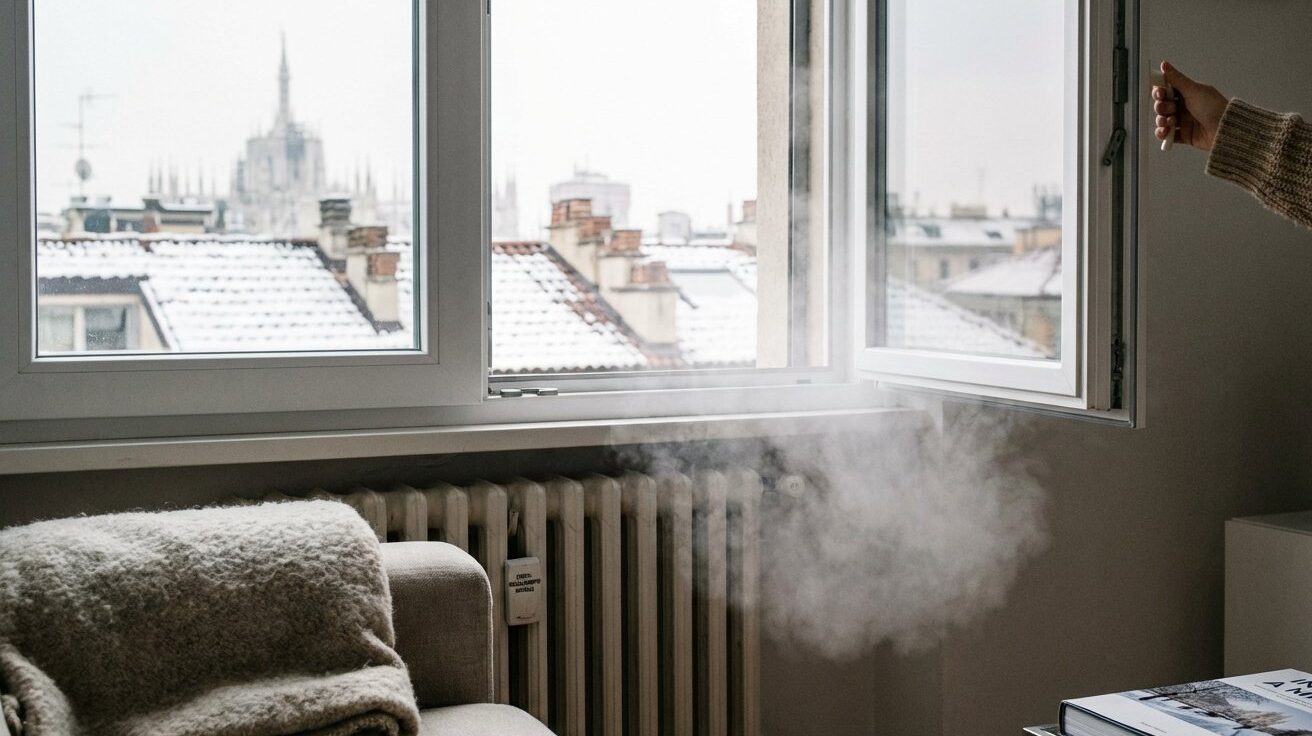 Anche in inverno, arieggiare resta essenziale: quanto tempo e in quale momento?